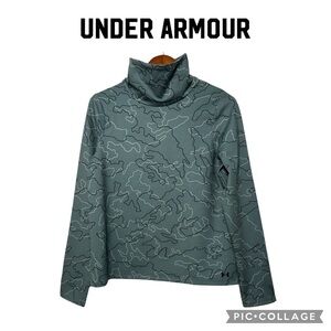 Under Armour Women Move Mock UA long sleeve camo gray NWT Size M